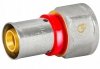 ZŁĄCZKA MUFOWA ZAPRASOWYWANA PEX ALUPEX FI 25x3/4 GW MOCNY MOSIĄDZ DIAMOND FZZ-002.3/4X25.ZŁ-DZ